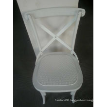 Coutry Style Plastic Cross Back Chair for Dining